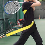 Maxbell Tennis Trainer Belt Swing Practice Power Running Tools Yellow