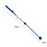 Maxbell Warm up Stick Adjustable Practice Golf Swing Trainer Aid for Improved Tempo Blue