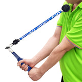 Maxbell Warm up Stick Adjustable Practice Golf Swing Trainer Aid for Improved Tempo Blue