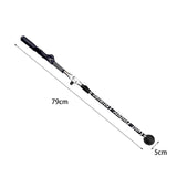 Maxbell Warm up Stick Adjustable Practice Golf Swing Trainer Aid for Improved Tempo Black