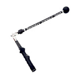 Maxbell Warm up Stick Adjustable Practice Golf Swing Trainer Aid for Improved Tempo Black