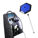 Maxbell 2 Sections Golf Travel Bag Support Rod Telescoping for Golf Club Shipping Blue