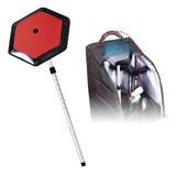 Maxbell 2 Sections Golf Travel Bag Support Rod Telescoping for Golf Club Shipping Red