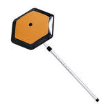 Maxbell 2 Sections Golf Travel Bag Support Rod Telescoping for Golf Club Shipping Orange