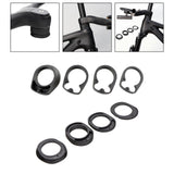 Maxbell 4x Bike Curved Handlebar Spacer Headset Kit for 28.6mm Front Stem Riding A