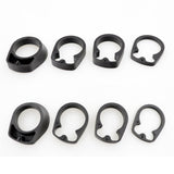 Maxbell 4x Bike Curved Handlebar Spacer Headset Kit for 28.6mm Front Stem Riding A