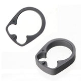Maxbell 4x Bike Curved Handlebar Spacer Headset Kit for 28.6mm Front Stem Riding A