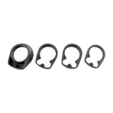 Maxbell 4x Bike Curved Handlebar Spacer Headset Kit for 28.6mm Front Stem Riding A