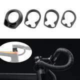 Maxbell 4x Bike Curved Handlebar Spacer Headset Kit for 28.6mm Front Stem Riding A