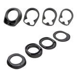 Maxbell 4x Bike Curved Handlebar Spacer Headset Kit for 28.6mm Front Stem Riding A