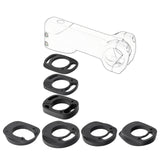 Maxbell 8Pcs Bike Curved Handlebar Spacer Headset Kit Parts for 28.6mm Front Stem