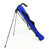 Maxbell Golf Stand Bag with Collapsible Bracket Handle Holder for Golf Practicing Blue