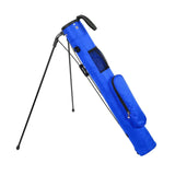 Maxbell Golf Stand Bag with Collapsible Bracket Handle Holder for Golf Practicing Blue