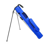 Maxbell Golf Stand Bag with Collapsible Bracket Handle Holder for Golf Practicing Blue