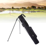 Maxbell Golf Stand Bag with Collapsible Bracket Handle Holder for Golf Practicing Black