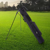 Maxbell Golf Stand Bag with Collapsible Bracket Handle Holder for Golf Practicing Black