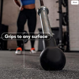 Maxbell T Bar Row Attachment Barbell Post Insert Easy to Install for Barbell Back
