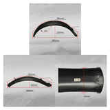 Maxbell Bike Mudguard Front Rear Set Components for Mountain Bike Traveling Outdoor Black