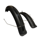 Maxbell Bike Mudguard Front Rear Set Components for Mountain Bike Traveling Outdoor Black