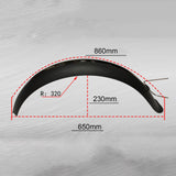 Maxbell Bike Mudguard Front Rear Set Components for Mountain Bike Traveling Outdoor Black