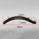 Maxbell Bike Mudguard Front Rear Set Components for Mountain Bike Traveling Outdoor Black