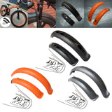 Maxbell Bike Mudguard Front Rear Set Components for Mountain Bike Traveling Outdoor Black