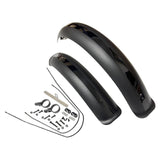 Maxbell Bike Mudguard Front Rear Set Components for Mountain Bike Traveling Outdoor Black