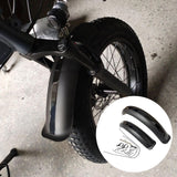 Maxbell Bike Mudguard Front Rear Set Components for Mountain Bike Traveling Outdoor Black