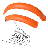 Maxbell Bike Mudguard Front Rear Set Components for Mountain Bike Traveling Outdoor Orange