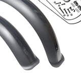Maxbell Bike Mudguard Front Rear Set Components for Mountain Bike Traveling Outdoor Gray