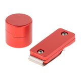 Maxbell Pool Billiard Chalk Holder Accessory Practical Tool Snooker red