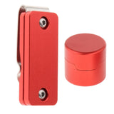 Maxbell Pool Billiard Chalk Holder Accessory Practical Tool Snooker red