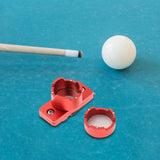Maxbell Pool Billiard Chalk Holder Accessory Practical Tool Snooker red