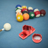 Maxbell Pool Billiard Chalk Holder Accessory Practical Tool Snooker red