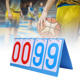 Maxbell Portable Table Top Scoreboard Folding Premium for Football Basketball Soccer