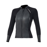 Maxbell 2mm Neoprene Wetsuit Top Diving Suit Wetsuits Jacket for Canoeing Snorkeling Women XL