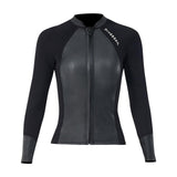 Maxbell 2mm Neoprene Wetsuit Top Diving Suit Wetsuits Jacket for Canoeing Snorkeling Women 2XL