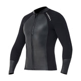 Maxbell 2mm Neoprene Wetsuit Top Diving Suit Wetsuits Jacket for Canoeing Snorkeling Men XL