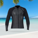 Maxbell 2mm Neoprene Wetsuit Top Diving Suit Wetsuits Jacket for Canoeing Snorkeling Men XL