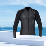 Maxbell 2mm Neoprene Wetsuit Top Diving Suit Wetsuits Jacket for Canoeing Snorkeling Men XL
