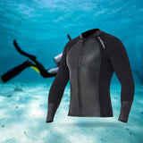 Maxbell 2mm Neoprene Wetsuit Top Diving Suit Wetsuits Jacket for Canoeing Snorkeling Men XL