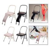 Maxbell Yoga Auxiliary Chair Flexibility Strength Training for Beginners Accessories Linen Back Support