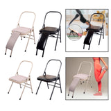 Maxbell Yoga Auxiliary Chair Flexibility Strength Training for Beginners Accessories Linen Back Support