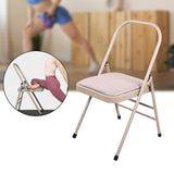 Maxbell Yoga Auxiliary Chair Flexibility Strength Training for Beginners Accessories Linen Backless