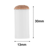 Maxbell 10 Pieces Universal Pool Cue Tips Billiard Cue Head Pool Cue Stick Ferrules 13mm Brown