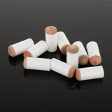 Maxbell 10 Pieces Universal Pool Cue Tips Billiard Cue Head Pool Cue Stick Ferrules 13mm Brown