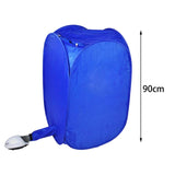 Maxbell Electric Clothes Dryer Machine Laundry Outdoor Dorm Warm Bag Apartments Blue