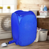 Maxbell Electric Clothes Dryer Machine Laundry Outdoor Dorm Warm Bag Apartments Blue