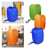 Maxbell Folding Electric Clothes Dryer Mini Wardrobe Drying Rack for RV Travel Blue