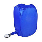 Maxbell Folding Electric Clothes Dryer Mini Wardrobe Drying Rack for RV Travel Blue